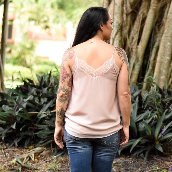 Blush Lace Cami - Picture 5 of 5